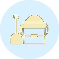 Sand bucket Vector Icon