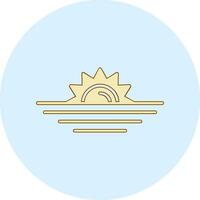 Sunset Vector Icon