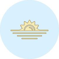 Sunset Vector Icon