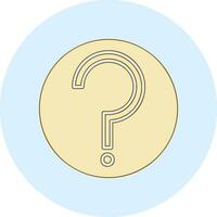 Question Mark Vector Icon