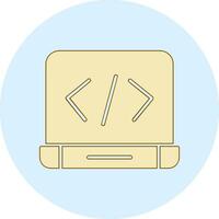 icono de vector de codificación web