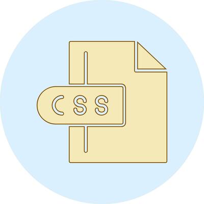 Css File Vector Icon