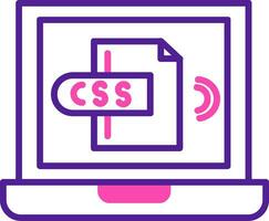 icono de vector de css