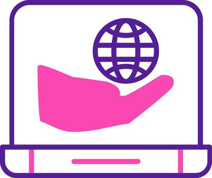 globe netwrok Vector Icon