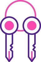 Surrogate Key Vector Icon