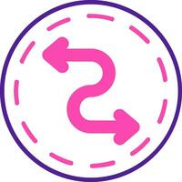 Zigzag Vector Icon