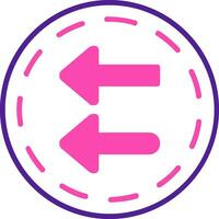 Fast Backward Vector Icon