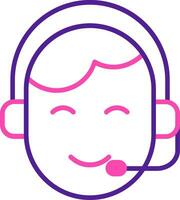 Customer Service Agent Vector Icon