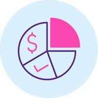 Pie Chart Vector Icon