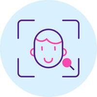 Face Scanner Vector Icon