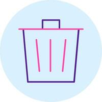 Trash Bin Vector Icon