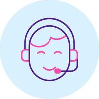 Customer Service Agent Vector Icon