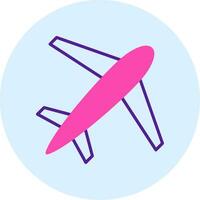 icono de vector de avión