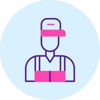 Delivery Boy Vector Icon