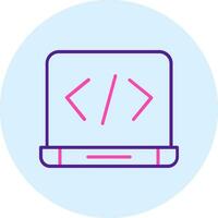 Web coding Vector Icon