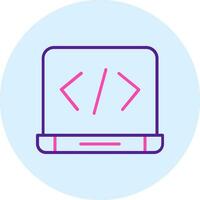 Web coding Vector Icon