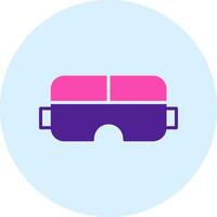 icono de vector de gafas vr