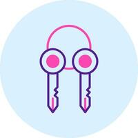 Surrogate Key Vector Icon