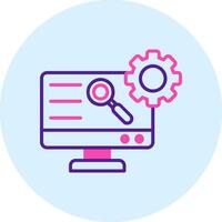 icono de vector de desarrollo web