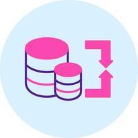 Data Migration Vector Icon