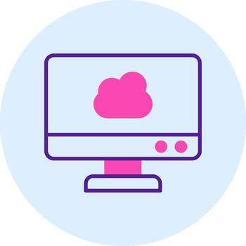 Cloud Computing Vector Icon