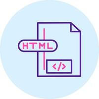 Html File Vector Icon