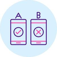 Ab Testing Vector Icon