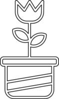 icono de vector de planta