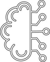 Artificial Intelligence Vector Icon