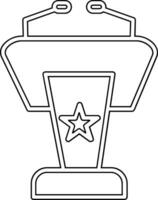 Lectern Vector Icon