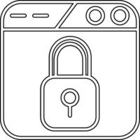 icono de vector de seguridad