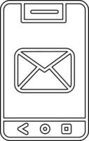 icono de vector de correo