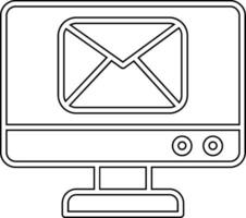 Online email Vector Icon