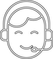 Customer Service Agent Vector Icon