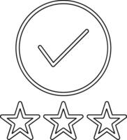 Ratings  Vector Icon