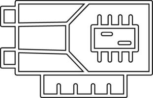 Graphics Card Vector Icon