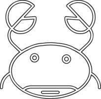 Crab Vector Icon