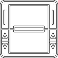 icono de vector de consola de juegos