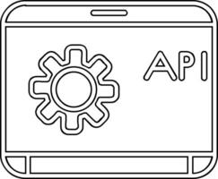 Api Vector Icon