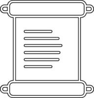 Parchment Vector Icon