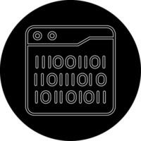 Binary Code Vector Icon