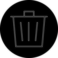 Trash Bin Vector Icon