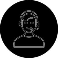 Customer Service Agent  Vector Icon