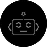 icono de vector de robot