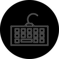 icono de vector de teclado de computadora