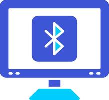 icono de vector de bluetooth