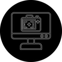 Monitor Screen Vector Icon