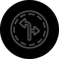 Turn Direction Vector Icon