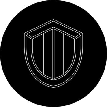 icono de vector de escudo