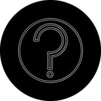 Question Mark Vector Icon